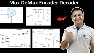 7  All About Multiplexer  DeMultiplexer  Decoder  Encoder  Priority Encoder [upl. by Leeanne]