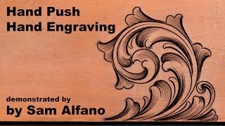 Handpush hand engraving [upl. by Ela566]