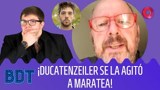 ¡Andrés Ducatenzeiler durísimo con Santi Maratea quotHacé una colecta para la conquot Bendita [upl. by Annaeirb]