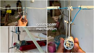 Ornithopter mechanism with wires 🔌  ornithopter ornithoptermechanism [upl. by Violante123]