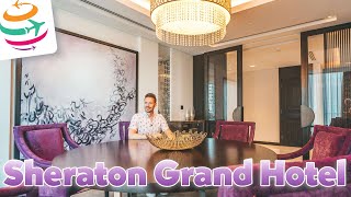 Sheraton Grand Dubai Hotelrundgang  YourTravelTV [upl. by Alvie]