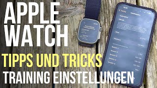 Apple Watch Sport und Fitness App richtig einstellen [upl. by Erialc]