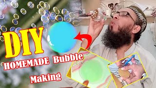 DIY Cardboard Bubble Machine Easy Homemade Bubble Maker bubbles [upl. by Meghann]