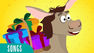 Little Donkey  Juana la Iguana Kids Songs [upl. by Amaryl658]