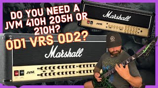 WHICH MARSHALL JVM HEAD 205H 210H OR 410HOD1 VRS OD2 [upl. by Brandt]