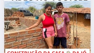 VOLTAMOS NA CONSTRUÇÃO DA 🏠 DE TIJOLO 🧱 DA JÓ CANAL DE AJUDA 🆘 PIX 83 999670660 [upl. by Nesyla]