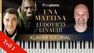 Una Mattina  Ziemlich beste Freunde  Klavier Tutorial  Teil 1  Filmmusik Klavier [upl. by Adkins]