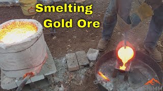 Smelting Gold Concentrates [upl. by Dadinirt]