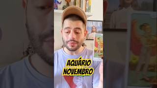 Aquario Novembro  tarot aquariotarot leituramensal previsõestarot [upl. by Bridie]