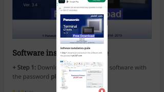 How to download Panasonic HMI Software  HMI programming software [upl. by Aracal147]