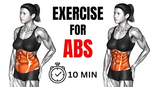 Exercises For ABS  10 Min Only 🥵 [upl. by Ramon559]