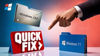 DELETE Windowsold Folder on Windows 11 24H2 in SECONDS [upl. by Koren]