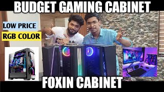 Budget GAMING Cabinet From FOXIN  Best Value For Money 2021 [upl. by Gone880]