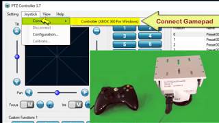 Control MAD Pan amp Tilt Head with PTZ Controller and Gamepad [upl. by Sharman]