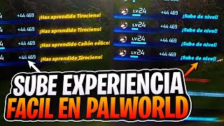 😱 COMO SUBIR de NIVEL MUY RAPIDO en PALWORLD DESDE NIVEL BAJO FACIL con ESTE TRUCO en PALWORLD 😱 [upl. by Melisenda]