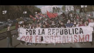 DESFILE DEL PARTIDO MARXISTA LENINISTA RECONSTRUCCIÓN COMUNISTA  ABRIL 2017 [upl. by Idnym391]