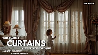 Custom Drapery  Why Luxury Curtains Are Worth The Investment  Silk Fabric [upl. by Adora931]