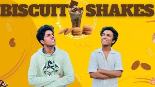 TRYING SOME BISCUIT SHAKE കിണ്ണം സനം 😋food foodvlog foodie [upl. by Nomla]