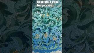 Stencils design on the MDF Board Part 2 diy diwali decoration design walldecor shorts [upl. by Lanctot]