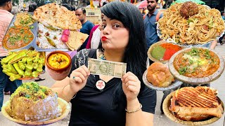 Rs 500 Street Food Challenge  Kolkata Food Challenge [upl. by Euqram80]