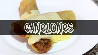 Canelones de Carne Molida  Recetas Express [upl. by Wain]