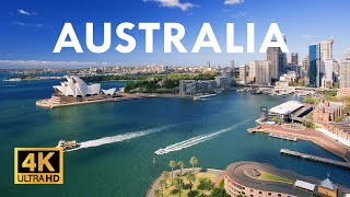 FLYING OVER AUSTRALIA 4K UHD  Music For Studying4K VideoRelax Music Soft Relaxing [upl. by Esinyl755]