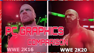 WWE 2K16 VS 2K20 PC GRAPHICS COMPARISON [upl. by Hsur352]