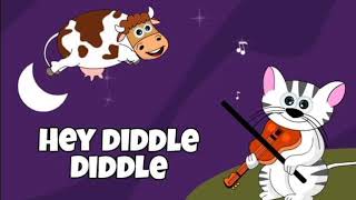 Hey Diddle Diddle  Nursery Rhymes  Kids Songs  Super Simple Songs  New Song  PBJ Kids [upl. by Rabkin]