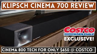 Klipsch Cinema 700 Review  31 Sound Bar System  Dolby Atmos  650 Costco Exclusive [upl. by Nylrac]