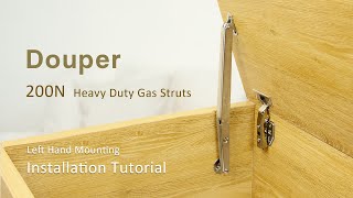 DOUPER 200N Heavy Duty Gas Struts Installation Tutorial [upl. by Groark405]