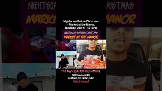 Nightscare Before Christmas  Market at the Manor Saturday Dec 14 · 12–5 PM thebabidaddimovement [upl. by Isadore6]