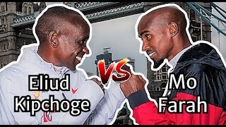 ELIUD KIPCHOGE VS MO FARAH  THE LONDON MARATHON 2019  WHO WILL WIN [upl. by Hindu]