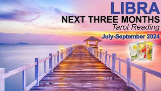 LIBRA NEXT THREE MONTHS quotA MAJOR LIFE CHANGE DARE TO DREAM LIBRAquot July  September 2024 tarot [upl. by Ybab]