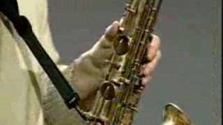 Tenor Saxophone D Major Scale [upl. by Emoraj]