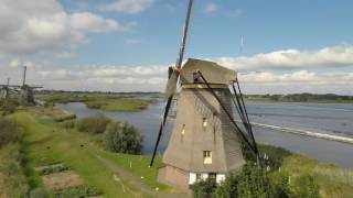 UNESCO Werelderfgoed Molens van Kinderdijk by drone [upl. by Les983]