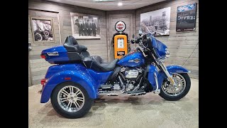 2024 HarleyDavidson Tri Glide Ultra FLHTCUTG Blue Burst [upl. by Stevana]