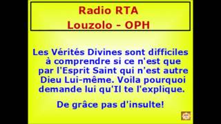 OPH  Vérités Divines de lHeure  Radio RTA Louzolo 1 [upl. by Hamimej377]