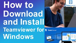 How to download and install TeamViewer for windows 10 [upl. by Enilada553]