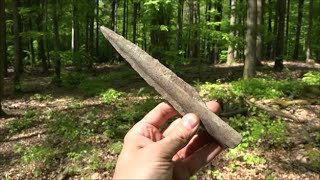 Metal Detecting Germany Nr107 BRONZE AGE WEAPON [upl. by Vastah]