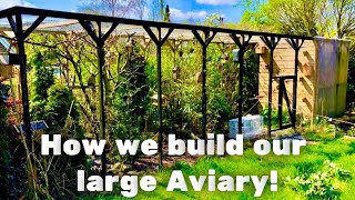 How to build outdoor aviary the perfect aviary for breeding aviary birds aviary [upl. by Htur]