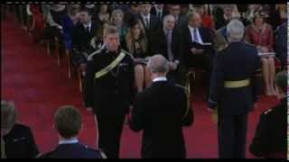 Officer Honoured by Prince Charles at Buckingham Palace 201213 [upl. by Brosy]