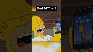 Bart NFT mi oldu shorts keşfet thesimpsons çizgifilm [upl. by Ciapas766]