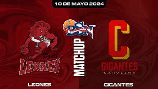 Leones de Ponce vs Gigantes de Carolina  BSN2024 [upl. by Tohcnarf839]