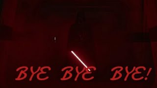 Darth Vader Hallway Scene  But its 🎵 BYE BYE BYE 🎵 [upl. by Yvi]