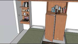 murphy bed guest room idea design [upl. by Ykcaj312]