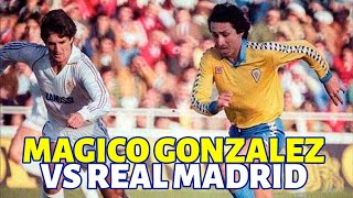 🇸🇻 Jugadas Inéditas  Mágico González vs Real Madrid Semifinales Copa del Rey 198990 🇸🇻 [upl. by Onailimixam]