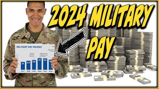 2024 Military Pay chart  What will you make [upl. by Vedis]