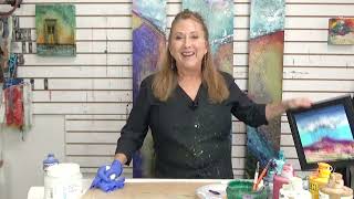 Mixed Media Tutorial Different Ways to Use Acrylic Paint [upl. by Jahdol]