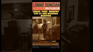 LONNIE DONEGAN quotRock Island Linequot Guitar cover live at Sun Records Memphis by Logan Paul Murphy [upl. by Dru]