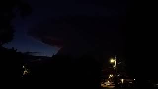 Cumulonimbus cloud with gorgeous lightning shooting through it Aka Thunderheads [upl. by Menon]